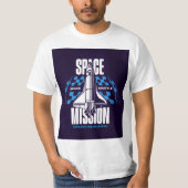 T-shirt Mission spatiale – Explorer l'Univers (Devant)