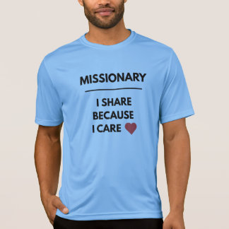 T-shirt Missionnaire Share Care™ LDS Hommes, couleurs, sty