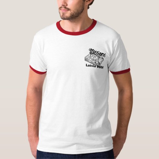 T-shirt missions, Lettonie 2006 (Devant)