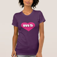 Mississippi coeur rose chaud - I love ms