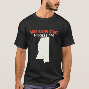T-shirt Mississippi État Mississippi États-Unis États-Unis