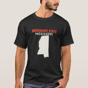 T-shirt Mississippi État Mississippi États-Unis États-Unis