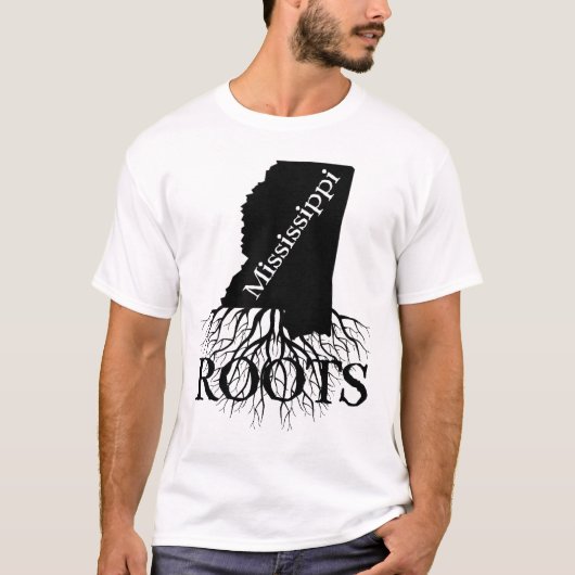 T-shirt Mississippi State Roots Chemise femme ou homme (Devant)