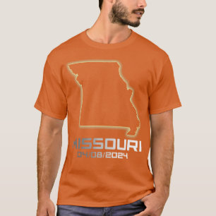 T-shirt Missouri America Astronomy Total Solar Eclipse 202