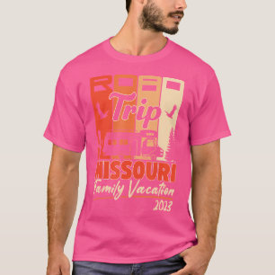 T-shirt Missouri Family Vacation 2023 Rv Road Trip Mountai