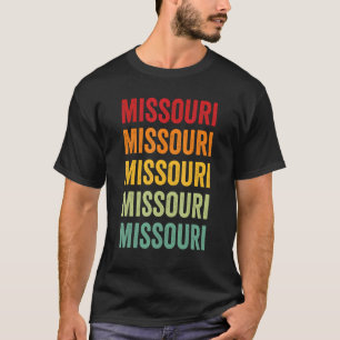 T-shirt Missouri Rainbow État du Missouri