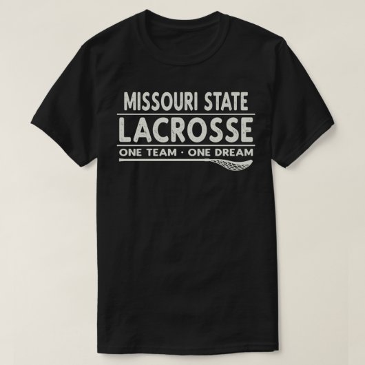 T-shirt Missouri State Lacrosse One Team One Dream (Design devant)