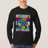 T-shirt Missouri's Best Welder Ironworker Ironsmith Missou (Devant)