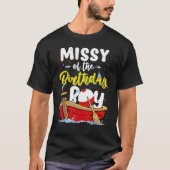 T-shirt Missy Of The Birthday Boy Fishing Fisherman Family (Devant)
