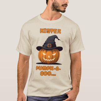 T-shirt Mister Pumpk-A-Boo Halloween Pumpkin