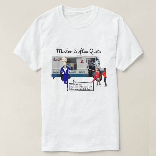 T-SHIRT MISTER SOFTEE QUITTE (Design devant)