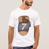 T-shirt Mitaine Numéro Sept (Devant)