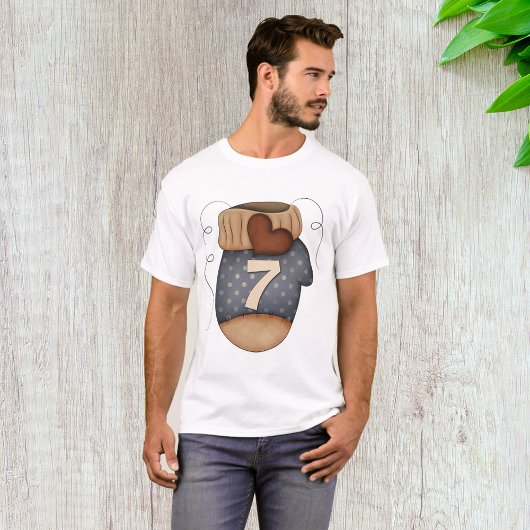 T-shirt Mitaine Numéro Sept