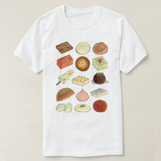 T-shirt Mithai Indian Sweets confiserie Desserts Inde (Design devant)
