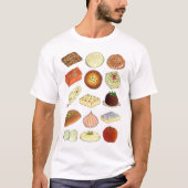 T-shirt Mithai Indian Sweets confiserie Desserts Inde (Devant)