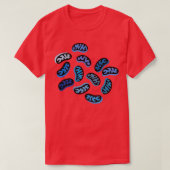 T-shirt Mitochondrie en bleu (Design devant)