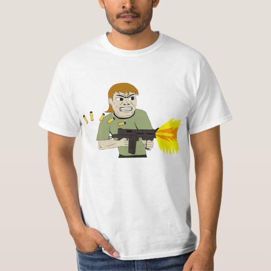 T-shirt mitrailleuse (Devant)