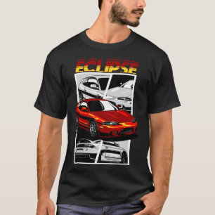 T-shirt Mitsubishi Eclipse en mélange rouge max