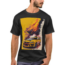 Mitsubishi EVO voiture la plus froide en Jaune