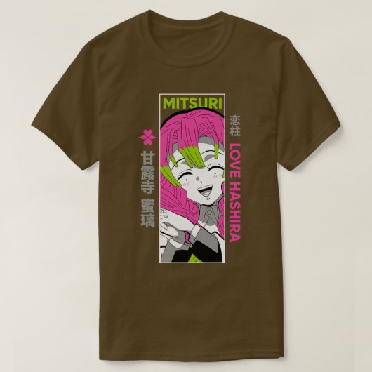 T-shirt Mitsuri Hashira (Design devant)