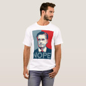T-shirt Mitt Romney - chemise de "Nope" (Devant entier)