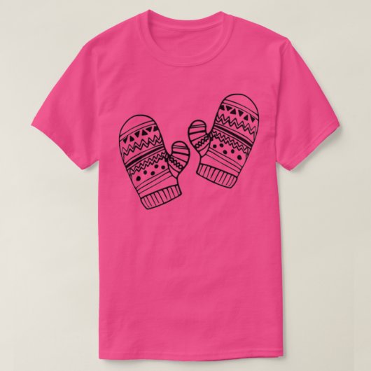 T-shirt Mittens (Design devant)