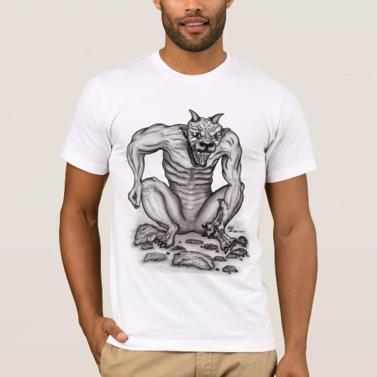 T-shirt Mix-créature - Troll, Golem et Devil (Devant)