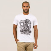 T-shirt Mix-créature - Troll, Golem et Devil (Devant entier)
