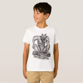 T-shirt Mix-créature - Troll, Golem et Diable (Devant entier)
