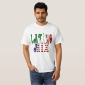 T-shirt Mix latino - Mexicain Américain (Devant entier)