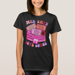 T-shirt Mix Tape Love Chansons Valentines Day Cassette Tap