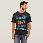 T-shirt Mixage Mixologue Mixologie Bartending (Devant entier)