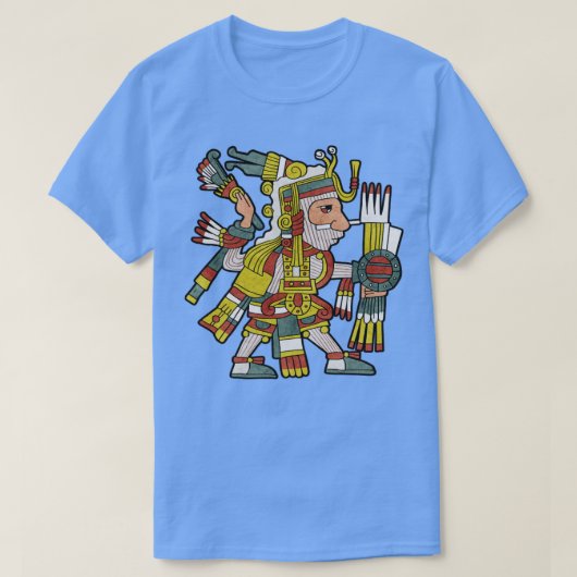 T-shirt Mixcoatl Aztec God Cloud Serpent Mayan Inca Toltec (Design devant)