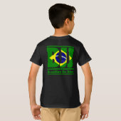 T-shirt MIXED MARTIAL ART de drapeau de Jiu Jitsu de (Dos entier)