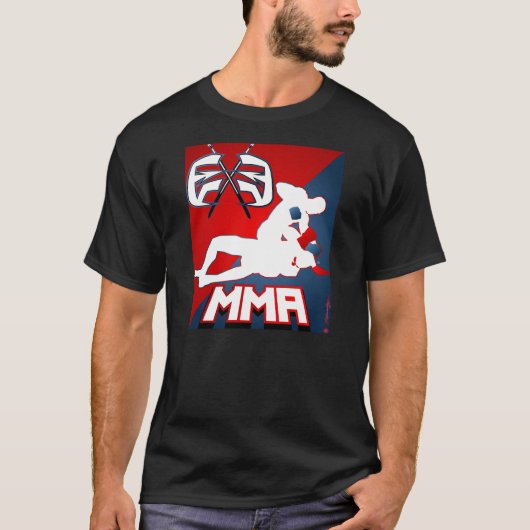 T-shirt MIXED MARTIAL ART d'EXE - drapeau de combat (Devant)