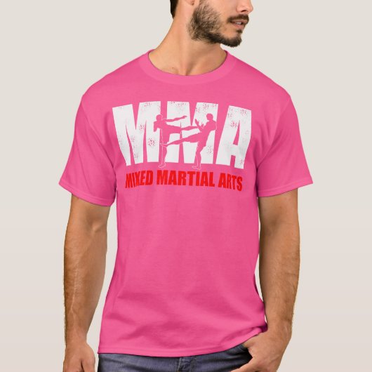 T-shirt Mixed martial art mixte des arts martiaux Kickboxi (Devant)