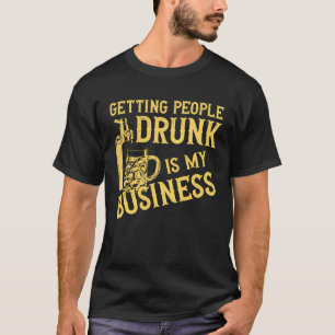 T-shirt Mixologiste De Barman Faire Dire Les Gens, C'Est M