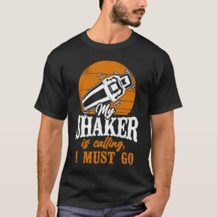 T-shirt Mixologiste De Bartender Mon Shaker Appelle, Je Do