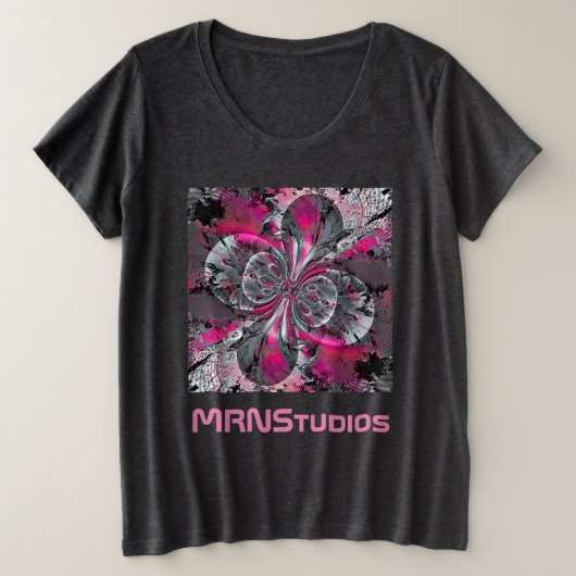 T-Shirt Mixte Signaux Plus Taille (Design devant)