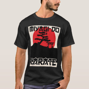 T-shirt Miyagi-do Karate Vintage Rétro Bonsai Tree Ma