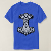 T-shirt Mjolnir Thorx27s Rune viking marteau (Design devant)