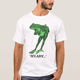 T-shirt M'Lady Frog Drôle Ma Lady Prince Shirt
