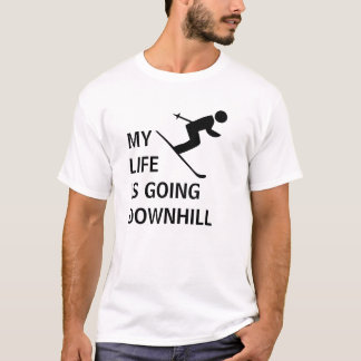 T-shirt MLIGD - Skieur - chemise blanche - conception