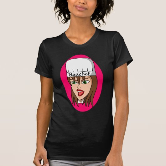 T-shirt Mlle Badchef de Lil (Devant)