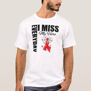 T-shirt Mlle quotidienne My Hero Stroke Disease d'I