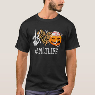 T-shirt MLT Technicien de laboratoire Médicale Peace Love