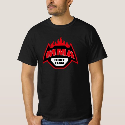 T-shirt MMA Fight Team Fire Emblem (Devant)