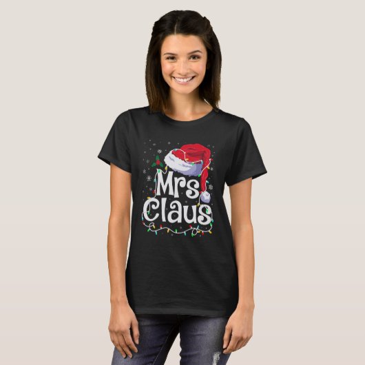 T-shirt Mme Claus (Devant entier)