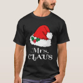 T-shirt Mme Claus Pajama Père Noël X-Mas (Devant)