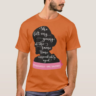 T-shirt Mme Dalloway Citation III Virginia Woolf Silhouett